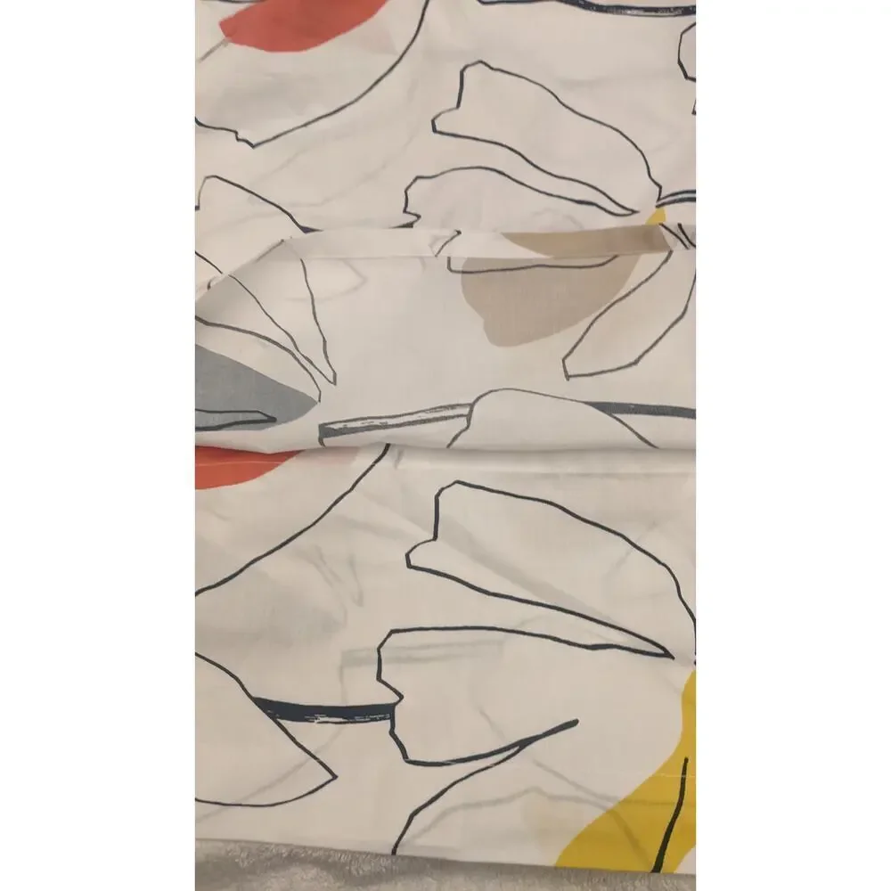 Company Store Cotton Pillow Sham 29.inches, abstract tulip design. Boho, Artsy